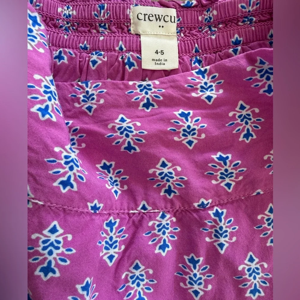 Crewcuts Pink Floral Kids Matching Set - Picture 3 of 4